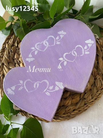 Панер сърца-С дъх на люляк!, снимка 5 - Декорация за дома - 45232016