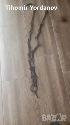 Верига за огнище., снимка 6 - Антикварни и старинни предмети - 50786688