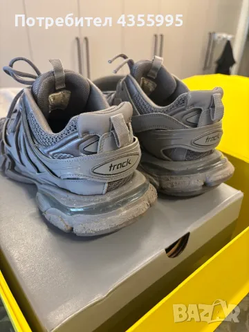 Balenciaga Track Recycled Sole Gray, снимка 6 - Маратонки - 48653674