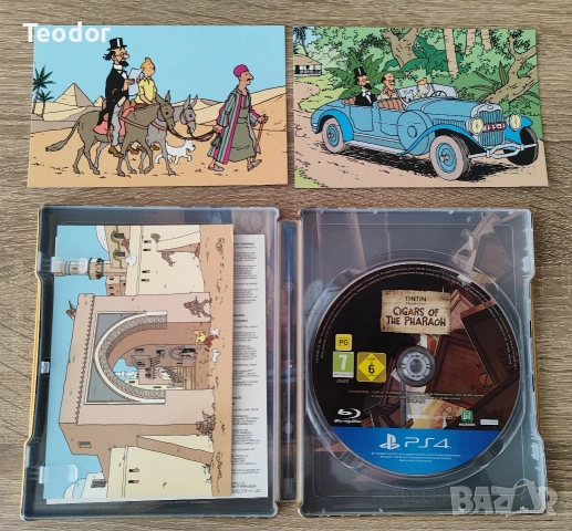 Tintin Cigars of the Pharaoh Steelbook Edition ps4 , снимка 2 - Игри за PlayStation - 53244247