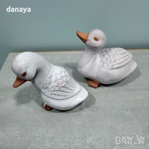 6540  Декоративни фигурки патета керамика ретро , снимка 7 - Други стоки за дома - 53999588