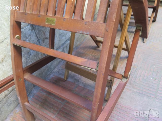Градински мебели от тиково дърво- маса ,2бр. стол, снимка 11 - Къмпинг мебели - 45357782