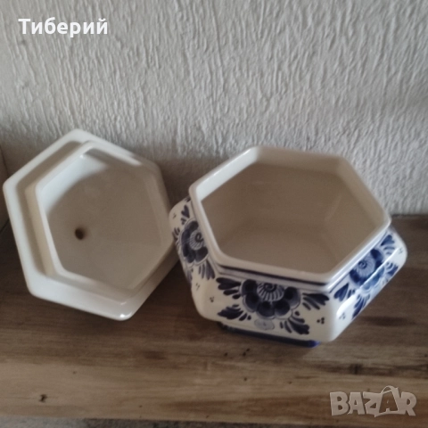 Порцеланова купа/бонбониера, снимка 3 - Декорация за дома - 51982517