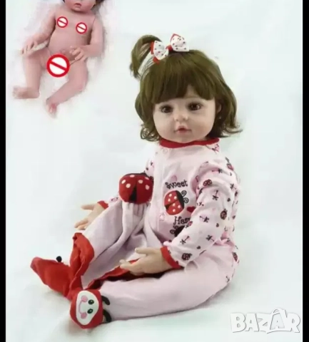Реборн бебе, Reborn baby doll, реалистична винил кукла. Преродено бебе, снимка 5 - Кукли - 52072260