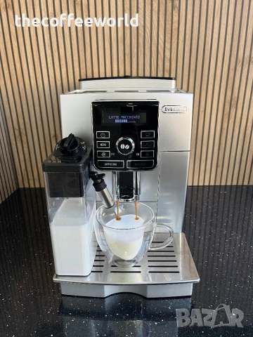 Delonghi ECAM 25.462.S - Перфектно състояние с 6 месеца гаранция!, снимка 4 - Кафемашини - 53725368