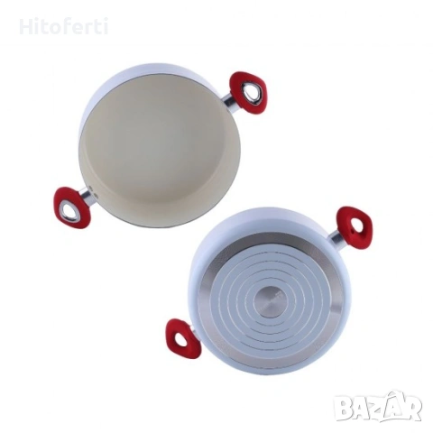  Тенджера HAUSBERG HB-H-713AB, снимка 2 - Съдове за готвене - 53660475