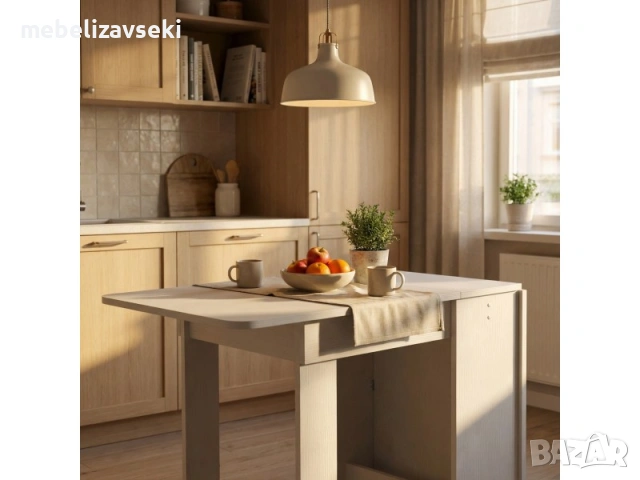 Нова! Трапезна сгъваема маса Компанит Стол-Книжка-7