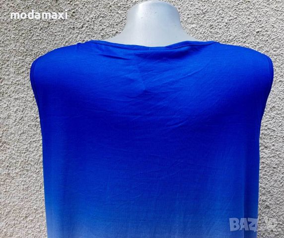 3XL Нова дълга рокля в преливащи цветове , снимка 7 - Рокли - 46350120