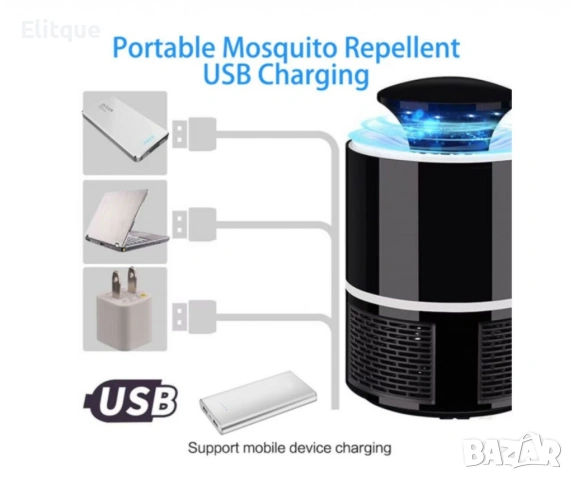 LED лампа против комари с USB захранване, снимка 16 - Друга електроника - 53345684