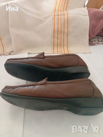 Kaфяви мокасини FIELD естествена кожа н.40, снимка 2 - Дамски ежедневни обувки - 53703222