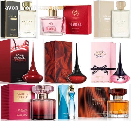 Налични! Love Potion, Amber Elixir, Divine, Eclat Femme, Miss Giordani Floral - Oriflame