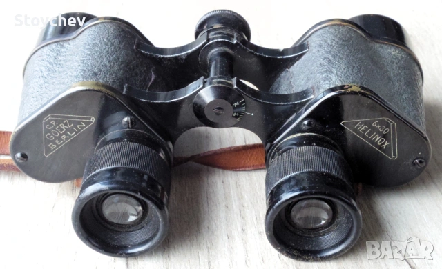 Колекционерски бинокъл C.P. Goerz Helinox 6x30 1919г. II Версия, снимка 2 - Колекции - 54061042