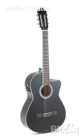 GEWA Basic E-Acoustic Classical Guitar 4/4 Black

, снимка 2 - Китари - 49276487