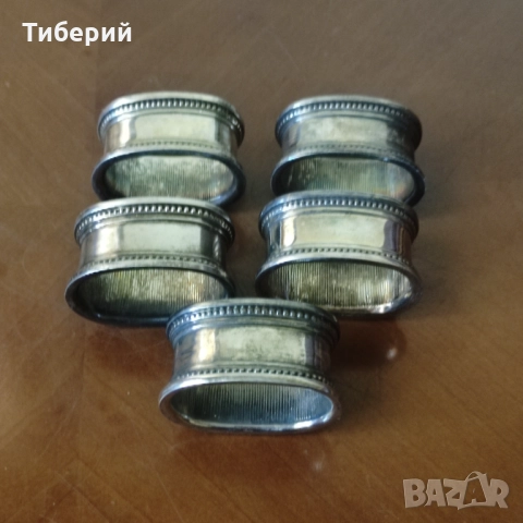 Пръстени за салфетки/рингове посребрени, снимка 2 - Декорация за дома - 52174453