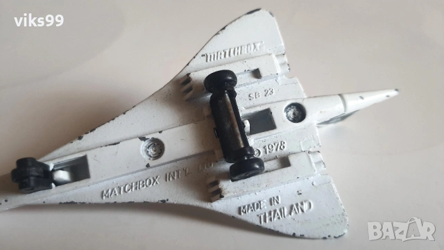 MATCHBOX 1978 SB 23 Concorde British Airways, снимка 10 - Колекции - 53721619