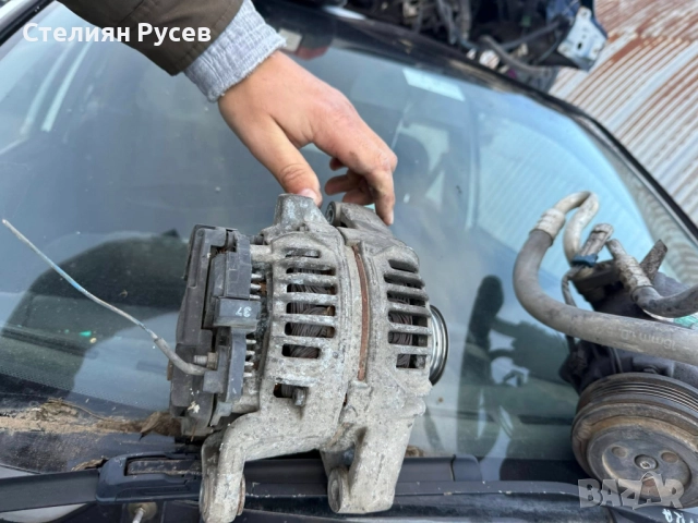динамо алтернатор   за opel zafira a или corsa c  1.6 101 к.с БЕНЗИН код на мотора X16XE20Z84045  , снимка 4 - Части - 52537823