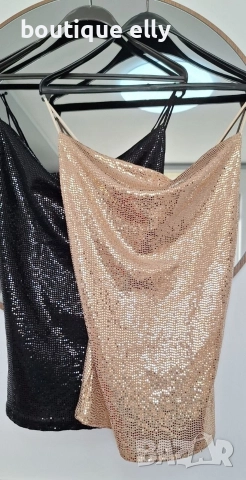 потник с пайети, снимка 3 - Корсети, бюстиета, топове - 52637736