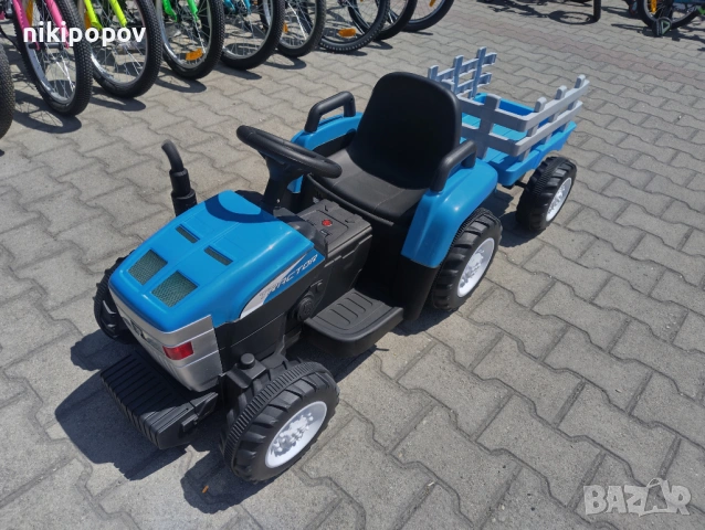 NEBRASKA акумулаторен трактор с ремарке DALLAS син, снимка 2 - Други - 53849226