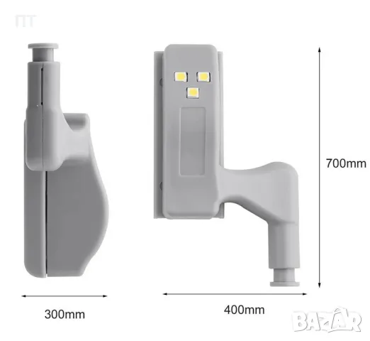 Автоматично LED осветление за панта / гардероб / кухненски шкаф / нощно шкафче, снимка 2 - Други - 47248224