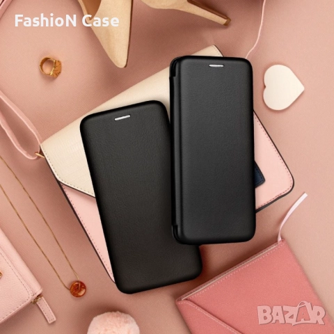 Samsung galaxy S22 Plus Черен Кожен калъф тип тефтер, снимка 9 - Калъфи, кейсове - 52441065