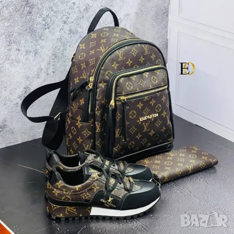 дамски маратонки, чанта и портмоне louis vuitton , снимка 5 - Чанти - 46861144