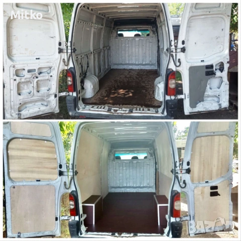 Монтиране на дървен под и страници за бус и товарни автомобили, снимка 3 - Сервизни услуги - 53371543