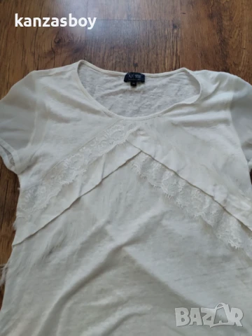 Armani Jeans - страхотна дамска тениска 42/L, снимка 3 - Тениски - 50697939