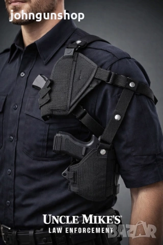 Uncle Mike's Sidekick Cross-Harness  - кобур за револвери и за по-големи пистолети  , снимка 3 - Оборудване и аксесоари за оръжия - 53945909