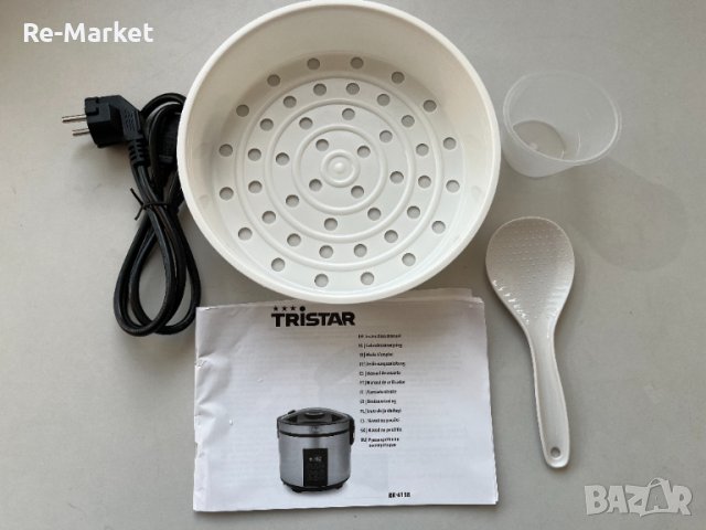 Tristar Уред за ориз от неръждаема стомана 2.2L 900W, снимка 11 - Други - 44991997
