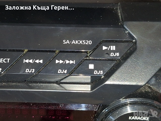 Уредба Panasonic AKX520, снимка 3 - Аудиосистеми - 54288974