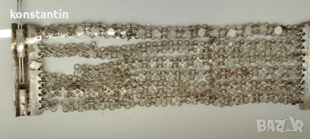 СРЕБЪРНА ГРИВНА/ЕТНОГРАФИЯ, снимка 2 - Антикварни и старинни предмети - 53619135