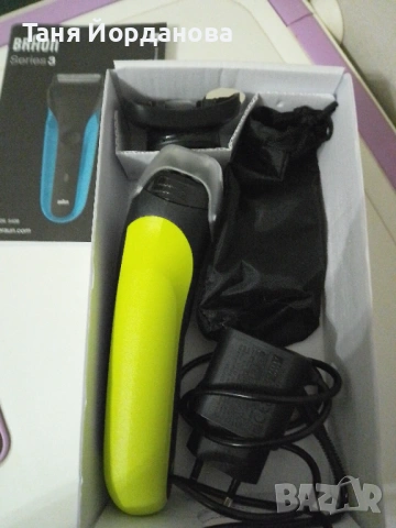 Самобръсначка за сухо бръснене Braun, модел 300BTK/GRN, в гаранция, снимка 8 - Електрически самобръсначки - 54164087