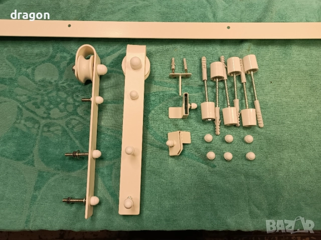 Механизъм за плъзгаща врата, пълен комплект/ slide barn door kit, снимка 7 - Интериорни врати - 52501151
