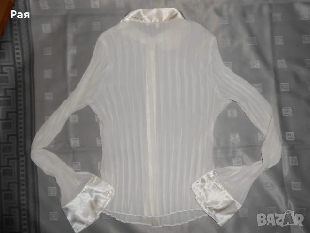 Елегантна кремава риза на Rebecca Taylor , снимка 1