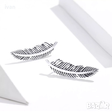 дамски сребърени обици. нови в опаковки , снимка 4 - Обеци - 53133367