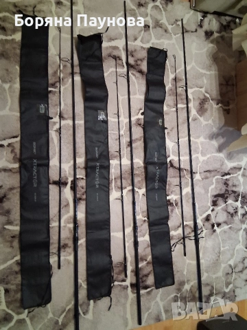 Продавам комплекс от 3 въдици Sonik XTRACTOR 10ft 3.25lb CARP ROD 