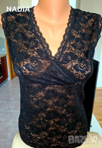 Боди от дантела и боди графит, снимка 6 - Корсети, бюстиета, топове - 44352582