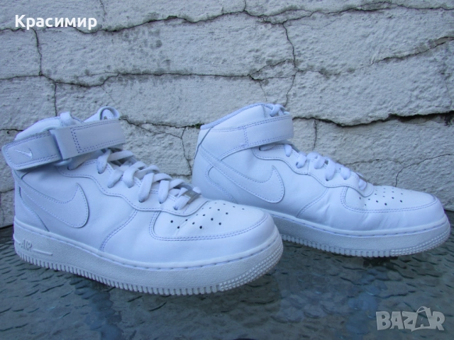 Мъжки маратоки Nike Air Force 1 Mid '07, снимка 5 - Маратонки - 52542747