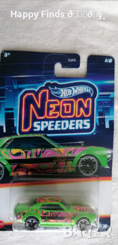 💕🧸Hot Wheels `70 Toyota Celica NEON SPEEDERS, снимка 2 - Колекции - 45019499