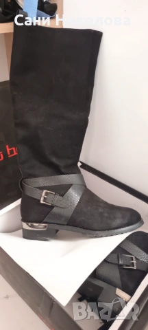 Дамски ботуши велур