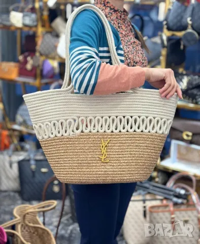 плажни чанти ysl saint laurent ➡️43cm⬆️21cm✨, снимка 3 - Чанти - 50415839