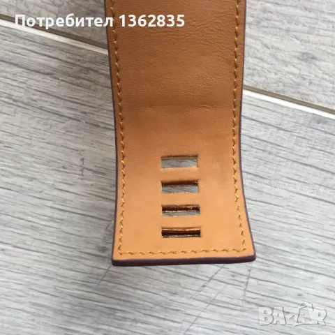 НОВА оранжева гривна от естествена кожа HERMES Paris Collier de Chien, снимка 15 - Гривни - 47129137