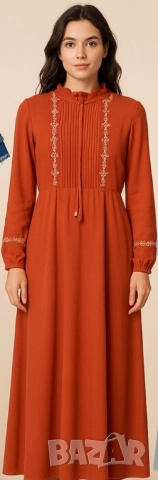 Дълга рокля бохо стил, снимка 1