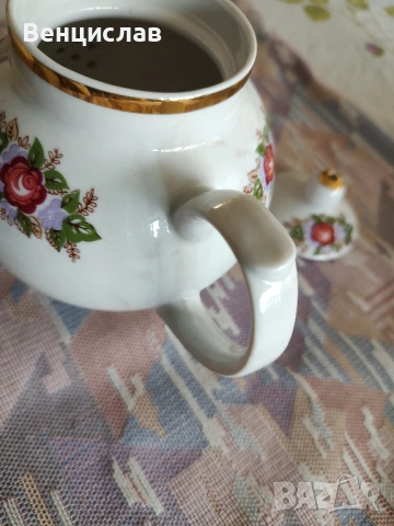 Порцеланов чайник - съветски., снимка 6 - Други - 54144826