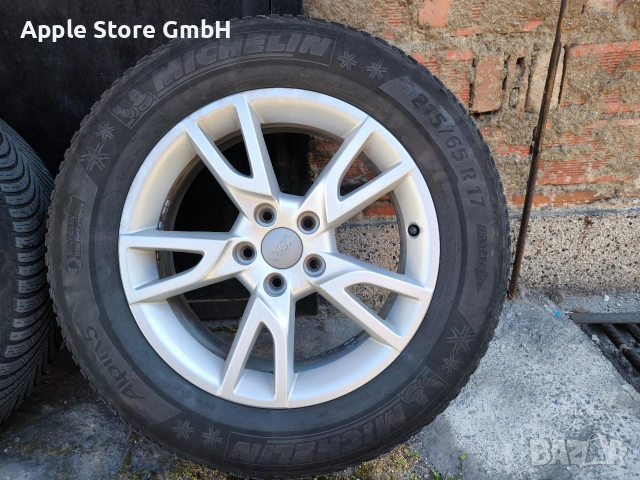 Оригинални джанти + Зимни гуми (215/65/17)(DOT2323)(6mm), снимка 5 - Гуми и джанти - 54172068