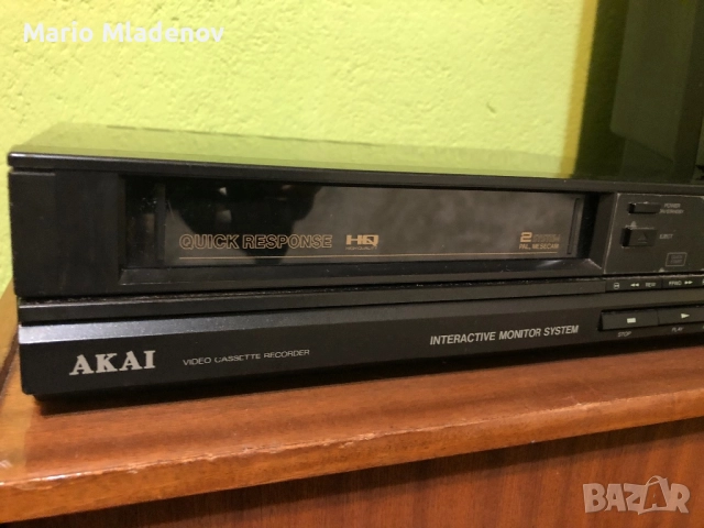 Видео рекордер AKAI VS-23 EDI vhs, снимка 10 - Плейъри, домашно кино, прожектори - 52289636