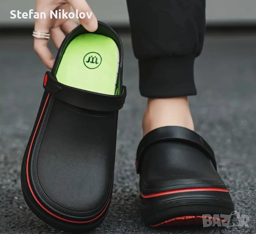 Мъжки чехли тип Крокс, снимка 3 - Мъжки чехли - 52382759