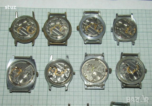 Съветски часовници Победа, ЗИМ, Спортивние за части, лот 11 бр. , снимка 9 - Антикварни и старинни предмети - 53579171