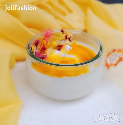 Букет от соеви свещи, снимка 10 - Декорация за дома - 52169112