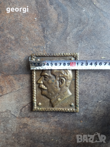 бронзова отливка Сталин , снимка 3 - Колекции - 44951369